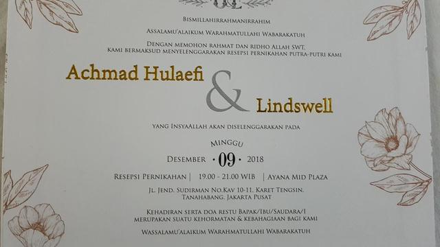 contoh undangan pernikahan islami
